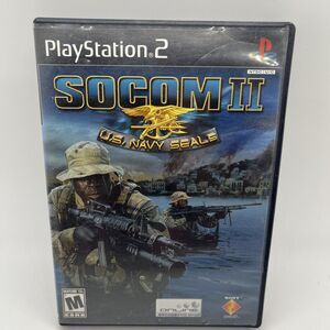 SOCOM II 2 US Navy Seals PS2 PlayStation 2 - Tested Works